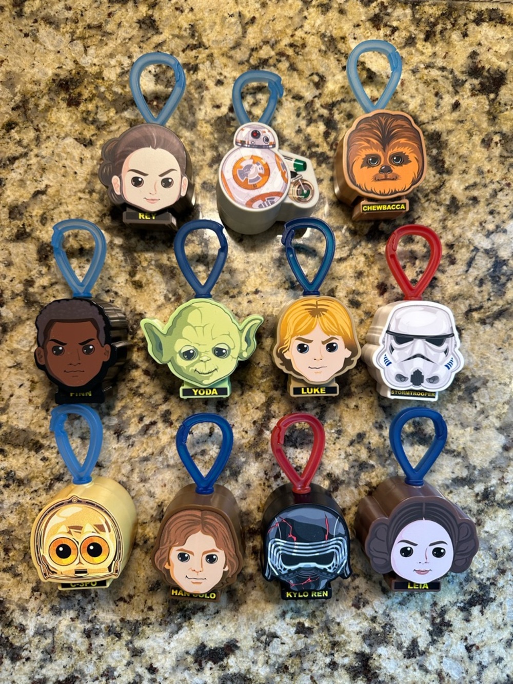 McDonald’s Rise of Skywalker Star Wars Set of 11 Collectable Keychain Toys